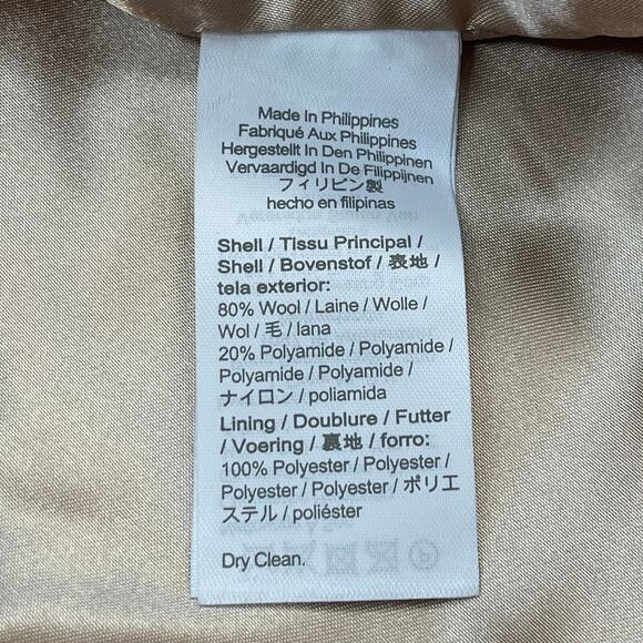 J.Crew TALL Cocoon Coat in Italian Stadium Cloth Sz 2T New $375 Dahlia Pink Wool - Picture 9 of 10